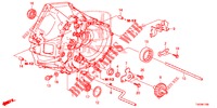 KUPPLUNGSGEHAEUSE (DIESEL) (2.2L) für Honda CIVIC DIESEL 2.2 S 5 Türen 6 gang-Schaltgetriebe 2013