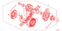 LICHTMASCHINE (DENSO) (DIESEL) (2.2L) für Honda CIVIC DIESEL 2.2 S 5 Türen 6 gang-Schaltgetriebe 2013