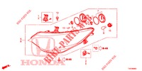 SCHEINWERFER  für Honda CIVIC DIESEL 2.2 S 5 Türen 6 gang-Schaltgetriebe 2013