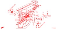 TUERVERKLEIDUNG, HINTEN(4D)  für Honda CIVIC DIESEL 2.2 S 5 Türen 6 gang-Schaltgetriebe 2013