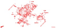 TURBOLADER (DIESEL) (2.2L) für Honda CIVIC DIESEL 2.2 S 5 Türen 6 gang-Schaltgetriebe 2013