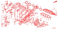 ANSAUGKRUEMMER (1.8L) für Honda CIVIC 1.8 EXECUTIVE 5 Türen 5 gang automatikgetriebe 2014