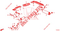 AUSPUFFROHR/SCHALLDAEMPFER (1.8L) für Honda CIVIC 1.8 EXECUTIVE 5 Türen 5 gang automatikgetriebe 2014