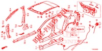 AUSSENBLECHE/TAFEL, HINTEN  für Honda CIVIC 1.8 EXECUTIVE 5 Türen 5 gang automatikgetriebe 2014