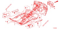BODENMATTE/ISOLATOR  für Honda CIVIC 1.8 EXECUTIVE 5 Türen 5 gang automatikgetriebe 2014