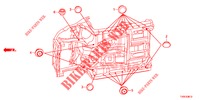 GUMMITUELLE (INFERIEUR) für Honda CIVIC 1.8 EXECUTIVE 5 Türen 5 gang automatikgetriebe 2014