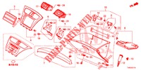 INSTRUMENT, ZIERSTUECK (COTE DE PASSAGER) (LH) für Honda CIVIC 1.8 EXECUTIVE 5 Türen 5 gang automatikgetriebe 2014