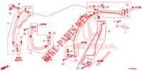 KLIMAANLAGE (FLEXIBLES/TUYAUX) (LH) für Honda CIVIC 1.8 EXECUTIVE 5 Türen 5 gang automatikgetriebe 2014