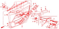 TUERVERKLEIDUNG, VORNE (LH) für Honda CIVIC 1.8 EXECUTIVE 5 Türen 5 gang automatikgetriebe 2014