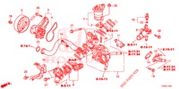 WASSERPUMPE/THERMOSTAT (1.8L) für Honda CIVIC 1.8 EXECUTIVE 5 Türen 5 gang automatikgetriebe 2014