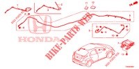 ANTENNE/LAUTSPRECHER (LH) für Honda CIVIC 1.4 ELEGANCE 5 Türen 6 gang-Schaltgetriebe 2015