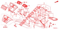 INSTRUMENT, ZIERSTUECK (COTE DE PASSAGER) (LH) für Honda CIVIC 1.4 ELEGANCE 5 Türen 6 gang-Schaltgetriebe 2015