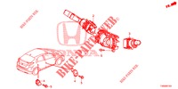 KOMBISCHALTER  für Honda CIVIC 1.4 ELEGANCE 5 Türen 6 gang-Schaltgetriebe 2015