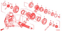 NEBENWELLE  für Honda CIVIC 1.4 ELEGANCE 5 Türen 6 gang-Schaltgetriebe 2015