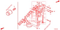 OELPUMPE (1.4L) für Honda CIVIC 1.4 ELEGANCE 5 Türen 6 gang-Schaltgetriebe 2015