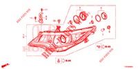 SCHEINWERFER  für Honda CIVIC 1.4 ELEGANCE 5 Türen 6 gang-Schaltgetriebe 2015