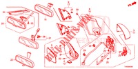 SPIEGEL/SCHIEBEDACH  für Honda CIVIC 1.4 ELEGANCE 5 Türen 6 gang-Schaltgetriebe 2015
