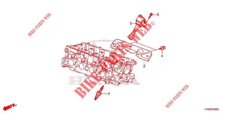 STOPFENOEFFNUNGS SPULE (1.4L) für Honda CIVIC 1.4 ELEGANCE 5 Türen 6 gang-Schaltgetriebe 2015