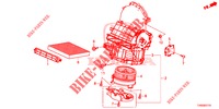 HEIZGEBLAESE (LH) für Honda CIVIC DIESEL 1.6 EXECUTIVE AUDIOLESS 5 Türen 6 gang-Schaltgetriebe 2015