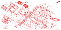 INSTRUMENT, ZIERSTUECK (COTE DE PASSAGER) (LH) für Honda CIVIC DIESEL 1.6 EXECUTIVE AUDIOLESS 5 Türen 6 gang-Schaltgetriebe 2015