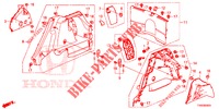 KOFFERRAUM SEITENVERKL.  für Honda CIVIC DIESEL 1.6 EXECUTIVE AUDIOLESS 5 Türen 6 gang-Schaltgetriebe 2015