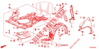 KOTFLUEGEL, VORNE  für Honda CIVIC DIESEL 1.6 EXECUTIVE AUDIOLESS 5 Türen 6 gang-Schaltgetriebe 2015