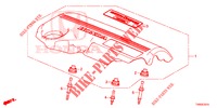 MOTORABDECKUNG (DIESEL) für Honda CIVIC DIESEL 1.6 EXECUTIVE AUDIOLESS 5 Türen 6 gang-Schaltgetriebe 2015