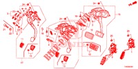 PEDAL (LH) für Honda CIVIC DIESEL 1.6 EXECUTIVE AUDIOLESS 5 Türen 6 gang-Schaltgetriebe 2015