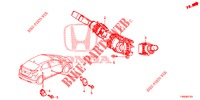 KOMBISCHALTER  für Honda CIVIC DIESEL 1.6 EXCLUSIVE 5 Türen 6 gang-Schaltgetriebe 2015