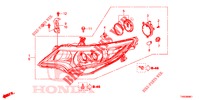 SCHEINWERFER (LED) für Honda CIVIC DIESEL 1.6 EXCLUSIVE 5 Türen 6 gang-Schaltgetriebe 2015