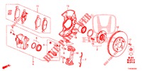 VORDERRADBREMSE  für Honda CIVIC DIESEL 1.6 EXCLUSIVE 5 Türen 6 gang-Schaltgetriebe 2015