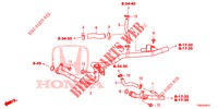 WASSERSCHLAUCH/HEIZUNGSSCHACHT (DIESEL) für Honda CIVIC DIESEL 1.6 EXCLUSIVE 5 Türen 6 gang-Schaltgetriebe 2015