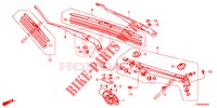WINDSCHUTZSCHEIBENWISCHER (LH) für Honda CIVIC DIESEL 1.6 EXCLUSIVE 5 Türen 6 gang-Schaltgetriebe 2015