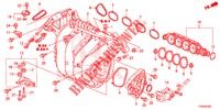 ANSAUGKRUEMMER (1.8L) für Honda CIVIC 1.8 EXECUTIVE 5 Türen 5 gang automatikgetriebe 2015