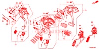 PEDAL (LH) für Honda CIVIC 1.8 EXECUTIVE 5 Türen 5 gang automatikgetriebe 2015