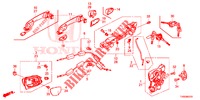 TUERSCHLOESSER, VORNE/AEUSSERER GRIFF  für Honda CIVIC 1.8 EXECUTIVE 5 Türen 5 gang automatikgetriebe 2015