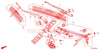 WINDSCHUTZSCHEIBENWISCHER (LH) für Honda CIVIC 1.8 EXECUTIVE 5 Türen 5 gang automatikgetriebe 2015