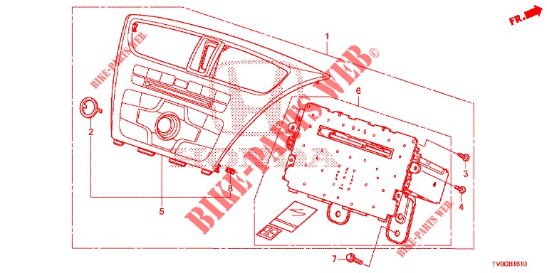 AUDIOEINHEIT (1) für Honda CIVIC 1.8 EXECUTIVE 5 Türen 5 gang automatikgetriebe 2015