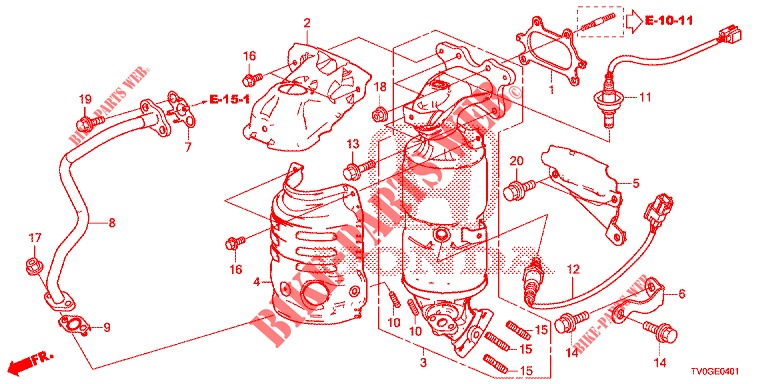 DREHMOMENTWANDLER (1.8L) für Honda CIVIC 1.8 EXECUTIVE 5 Türen 5 gang automatikgetriebe 2015