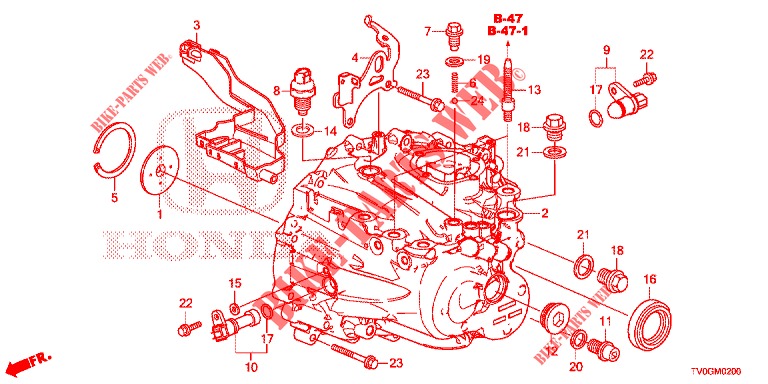 SERVOLENKGETRIEBE  für Honda CIVIC 1.8 EXECUTIVE 5 Türen 5 gang automatikgetriebe 2015