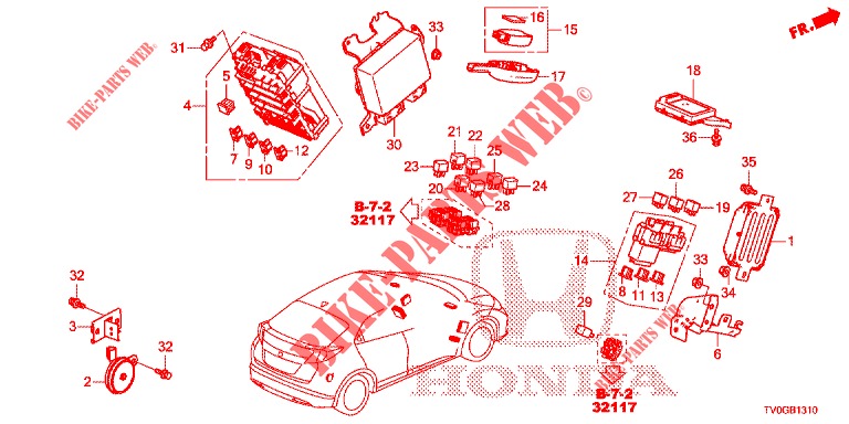 STEUERGERAT (CABINE) (1) (LH) für Honda CIVIC 1.8 EXECUTIVE 5 Türen 5 gang automatikgetriebe 2015