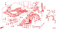 KOTFLUEGEL, VORNE  für Honda CIVIC 1.4 COMFORT 5 Türen 6 gang-Schaltgetriebe 2016