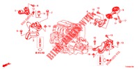 MOTORBEFESTIGUNGEN (1.4L) für Honda CIVIC 1.4 COMFORT 5 Türen 6 gang-Schaltgetriebe 2016