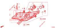 SCHEINWERFER  für Honda CIVIC 1.4 COMFORT 5 Türen 6 gang-Schaltgetriebe 2016