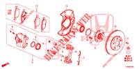 VORDERRADBREMSE  für Honda CIVIC 1.4 COMFORT 5 Türen 6 gang-Schaltgetriebe 2016