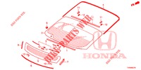 WINDSCHUTZSCHEIBE, VORNE/ HECKFENSTER  für Honda CIVIC 1.4 COMFORT 5 Türen 6 gang-Schaltgetriebe 2016