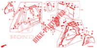KOFFERRAUM SEITENVERKL.  für Honda CIVIC 1.4 ELEGANCE 5 Türen 6 gang-Schaltgetriebe 2016