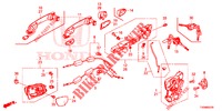 TUERSCHLOESSER, VORNE/AEUSSERER GRIFF  für Honda CIVIC 1.4 ELEGANCE 5 Türen 6 gang-Schaltgetriebe 2016