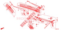 WINDSCHUTZSCHEIBENWISCHER (LH) für Honda CIVIC 1.4 ELEGANCE 5 Türen 6 gang-Schaltgetriebe 2016