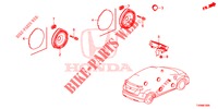 ANTENNE/LAUTSPRECHER  für Honda CIVIC 1.4 S 5 Türen 6 gang-Schaltgetriebe 2016